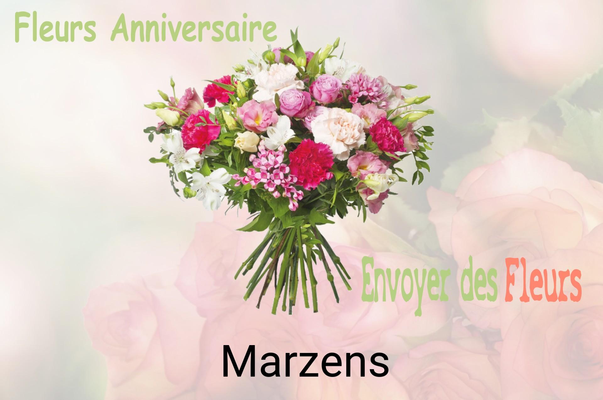 Bouquet de fleurs d’anniversaire livré à Marzens